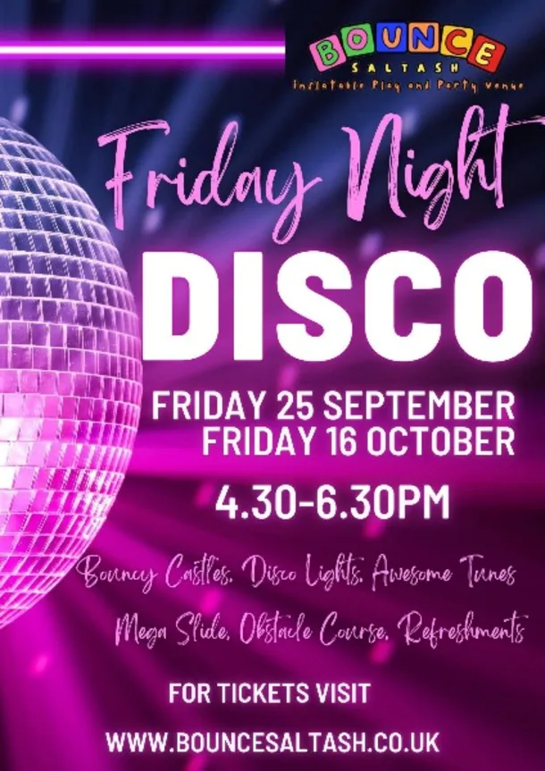 Bounce Disco - Fridays At 4.30-6.30pm