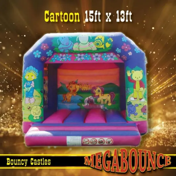15ft X 13ft Cartoon Bouncy Castle