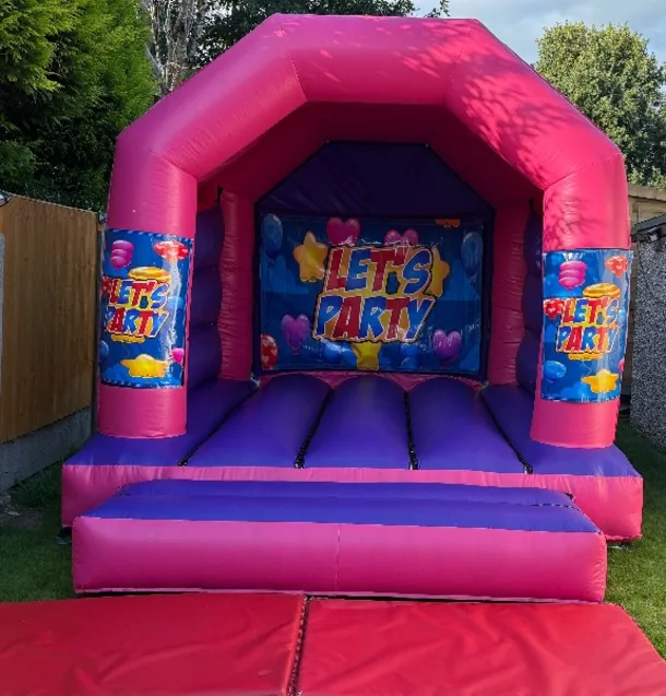 12ft X 12ft Pink And Purple - Balloons Theme