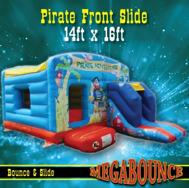 14ft X 16ft Pirate Front Slide