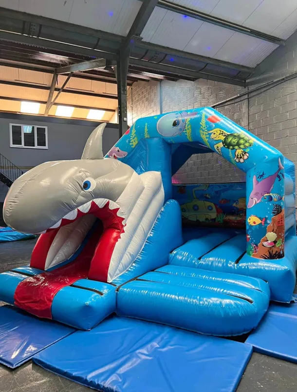 3d Shark Bouncy Castle