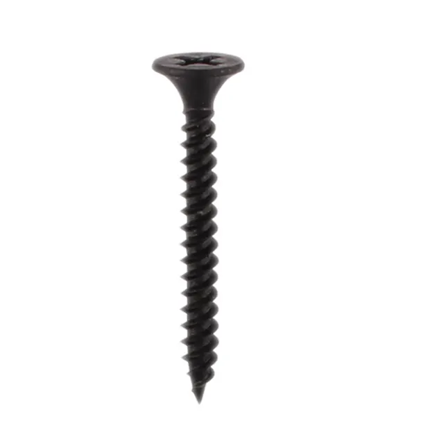 3.5 X 50 Drywall Screws Fine Thread Ph Bugle Black Box Of 1000