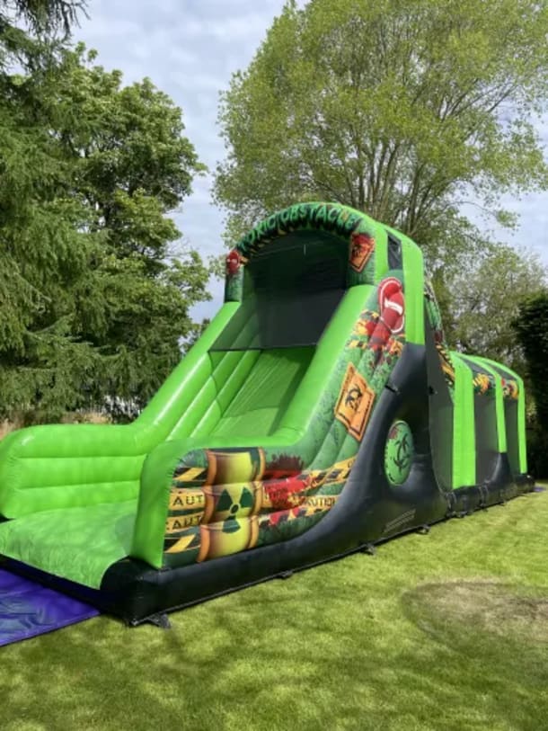 52ft 2-part Toxic Themed Obstacle Course