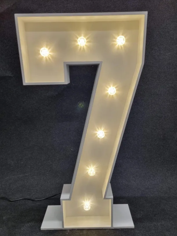 Light Up Numbers - Number 7