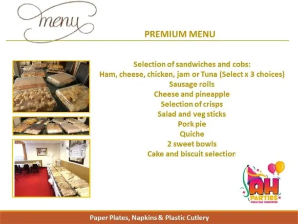 Premium Menu