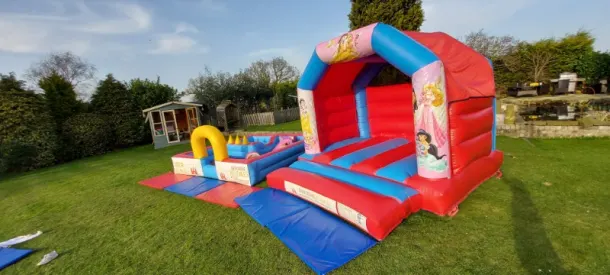 Princess Soft Play With 12ft X 12ft Bouncy Castle