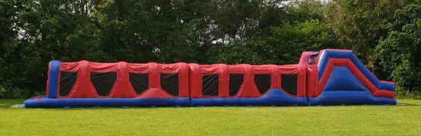 Red And Blue 80ft Assault Course