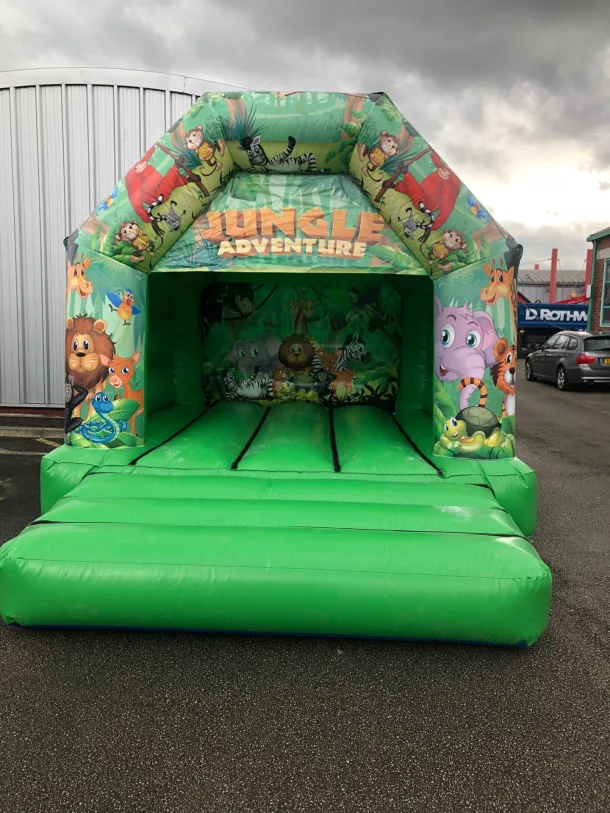 Jungle 2 Bouncy Castle 12 X 14 Feet