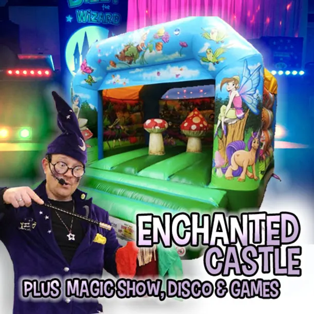 Enchanted Castle And Magic Show Little Disco  Games - 2hr Package