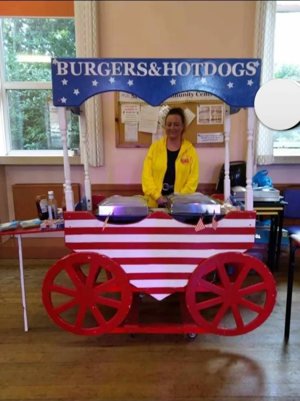 Burger And Hot Dog Cart