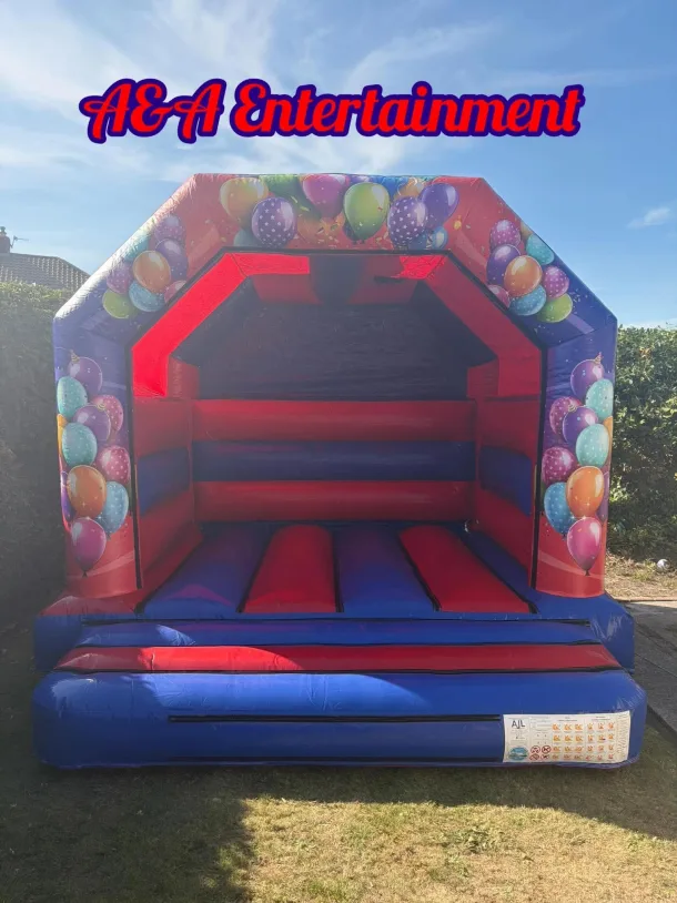 12x12ft Red And Blue Celebration Castle