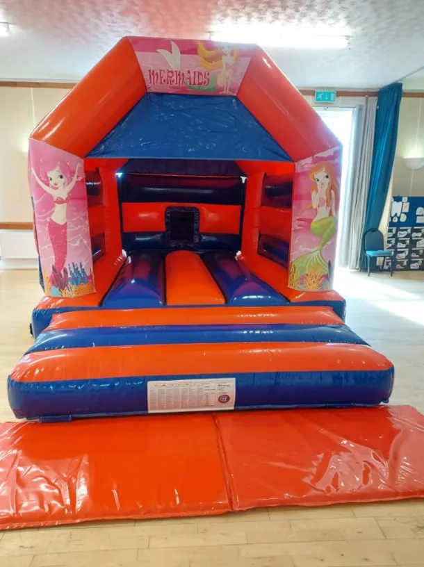 15ft X 11ft Mermaid Bouncy Castle With Speakers And Lights