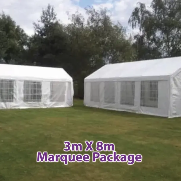 3m X 8m Marquee Package