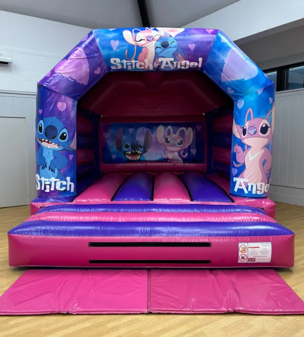 Stitch And Angel Bouncy  Castle