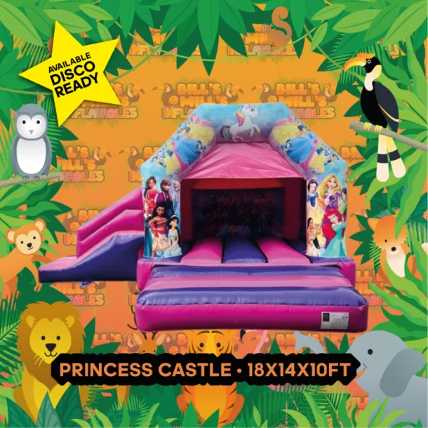 Princess Castle With Side Slide