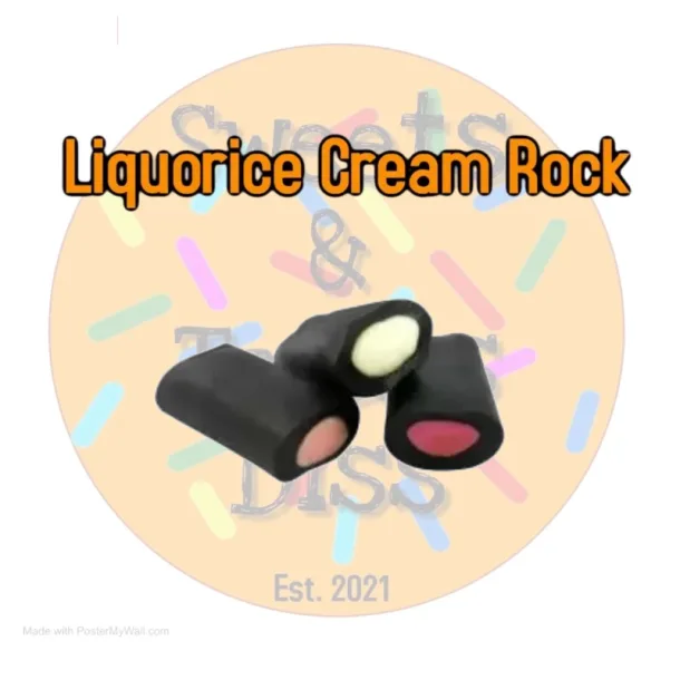 100g Liquorice Cream Rock