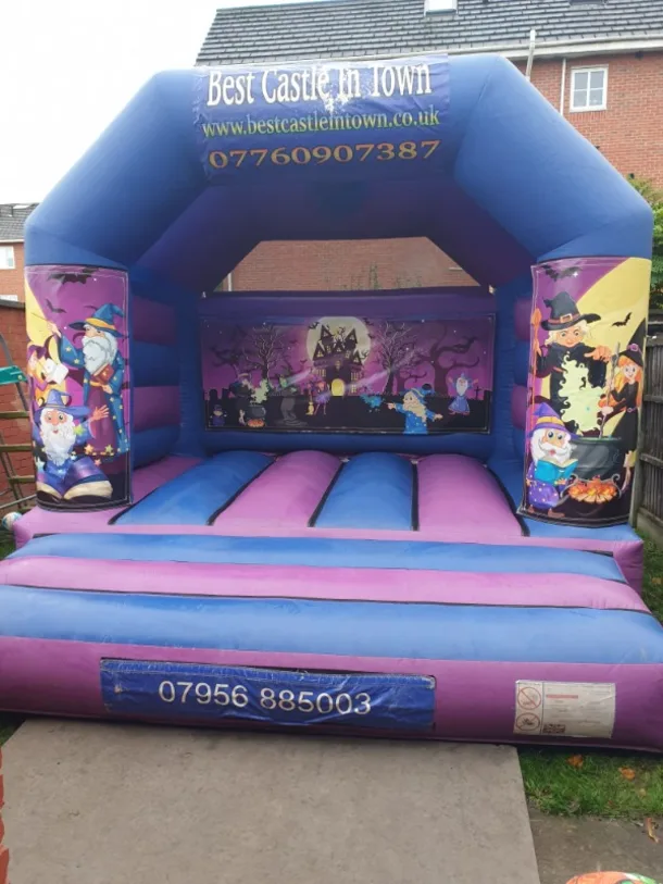 Witches And Wizards Bouncy Castle - Combo Slide