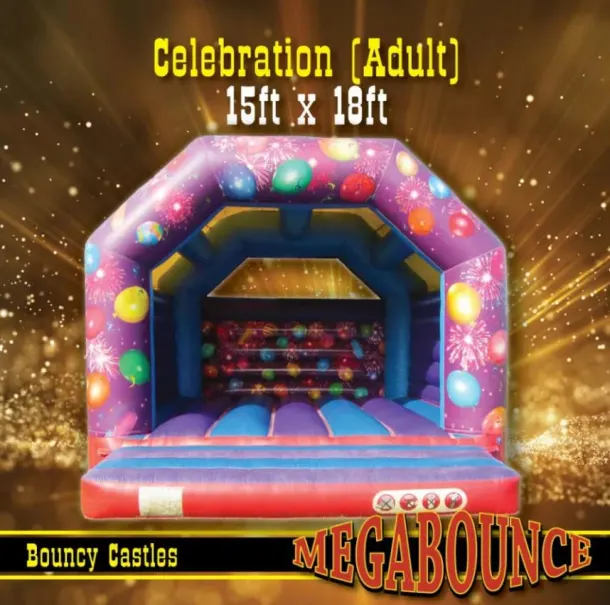 15ft X 18ft Celebration Adult Bouncy Castle