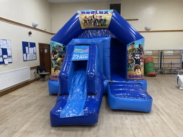 Blue Bounce-slide-roblox