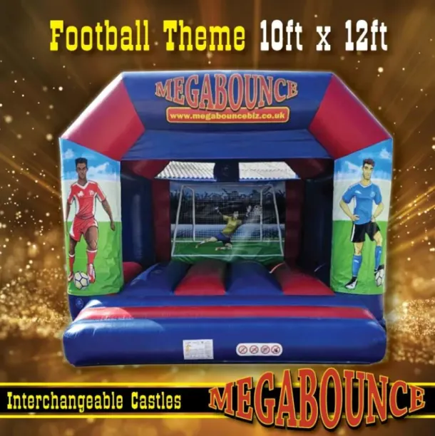 10ft X 12ft Football Themed Bouncy Castle