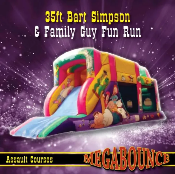 35ft Bart Simpson And Family Guy Fun Run