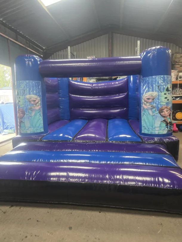 Fortnite Blue And Purple H Frame Bouncy Castle