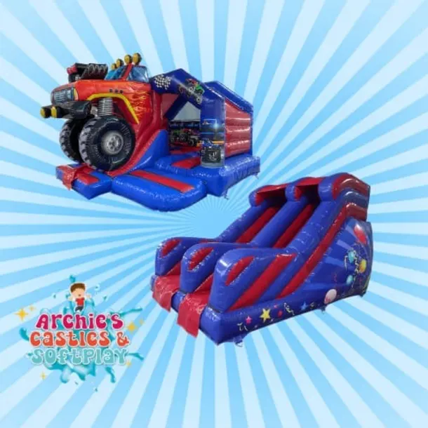 Big Slide  Monster Truck Castle Package