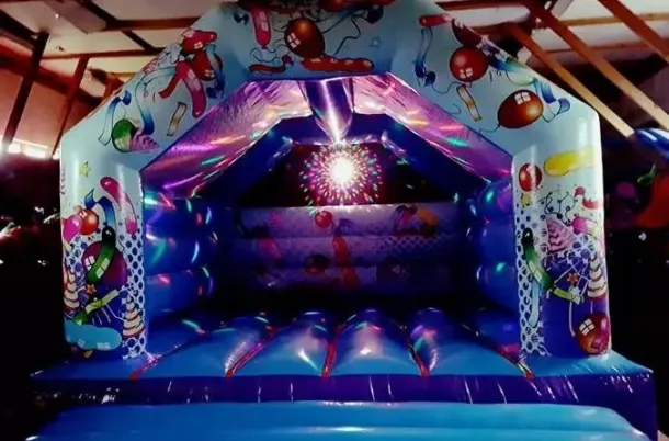 12x15 Disco Party Bouncy Castle With Light And Speaker