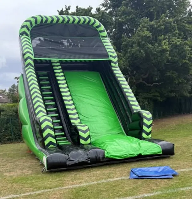 23ft Platform Slide - Black And Green