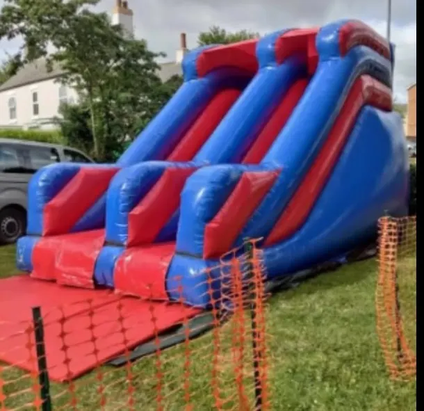 Blue And Red 8ft Platform Slide