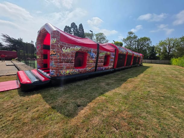 Graffiti 100ft Assault Course