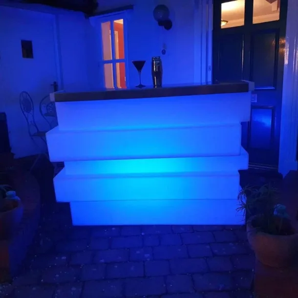 Led Bar With Stainless Steel Top
