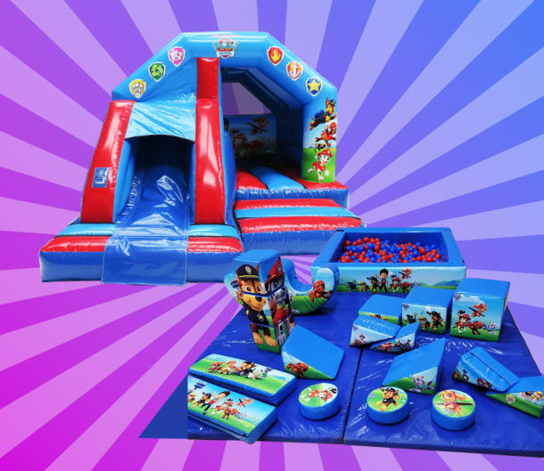 Paw Patrol Bouncy Castle And Soft Play Hire Boston, Spalding, Sleaford, Holbeach