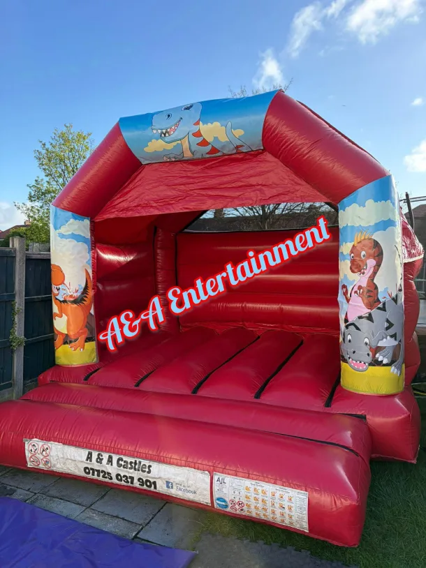 12ft X 12ft Dinosaur Themed Bouncy Castle