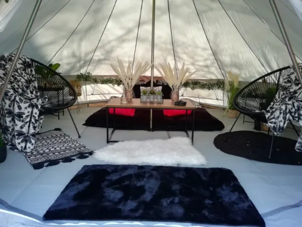 Couples Retreat Bell Tent Hire