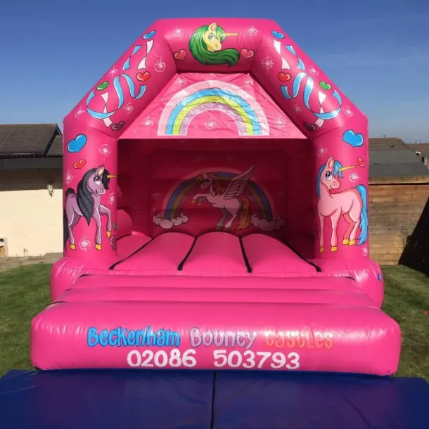 12x14 Unicorn Themed Bouncy Castle