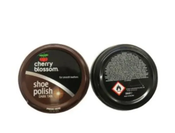 Cherry Blossom 50ml Dark Tan Shoe Polish Paste