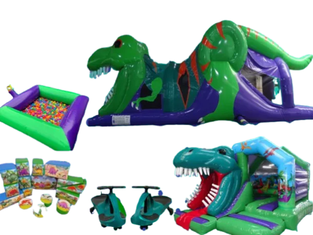 Indoor Double Dinosaur 3d Package