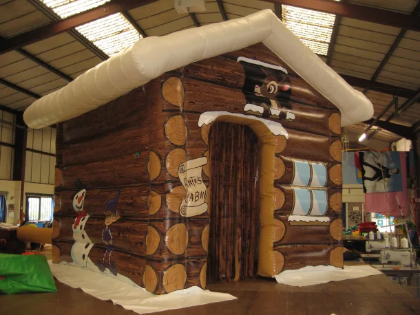 Log Cabin Santa Grotto