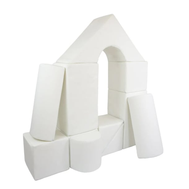 Castle Block Set White Gloss Pvc