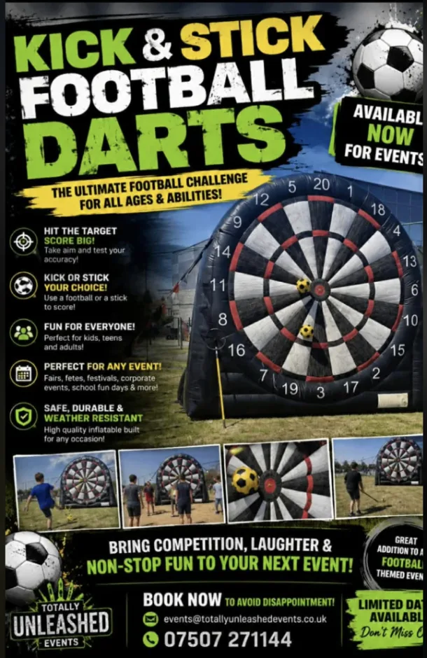 Football Kick And Stick Darts