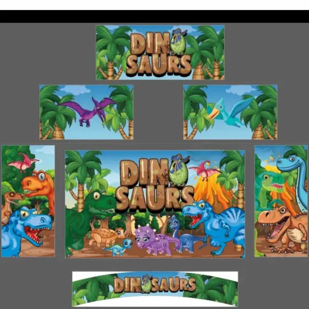 Dinosaur - 01 Velcro Print