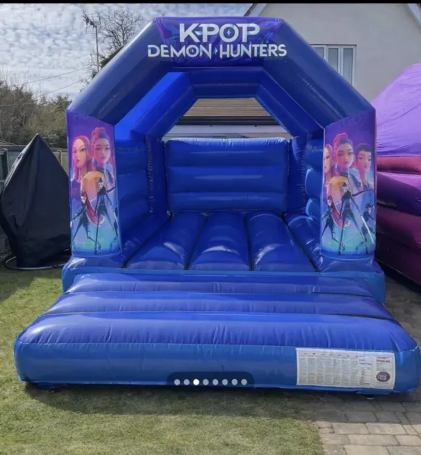 Blue Themed Bouncy Castle