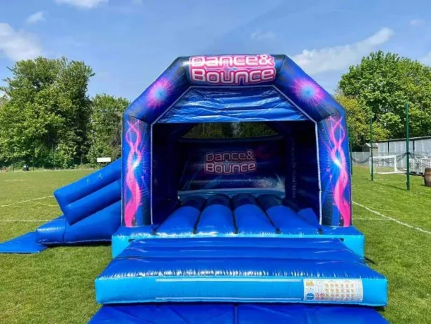 Dance And Bounce Castle With Side Slide