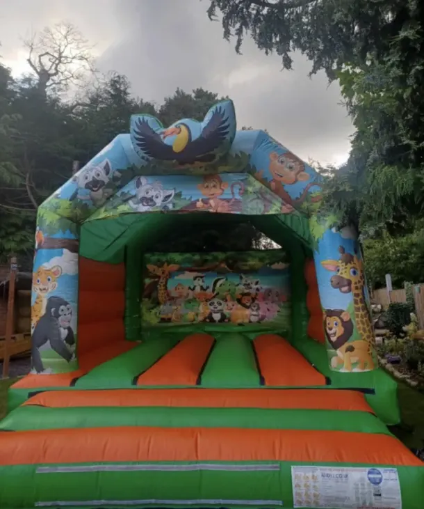 Jungle Theme Bouncy Castle