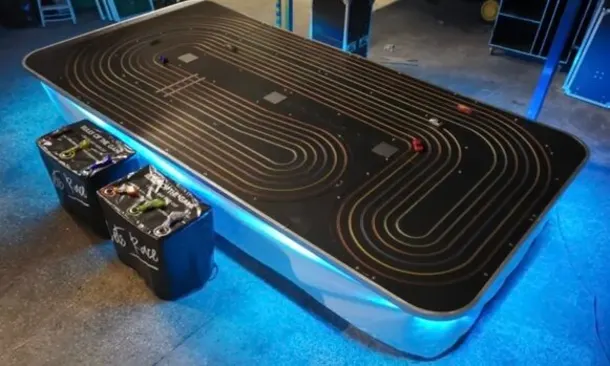 6 Lane Giant Scalextric Track