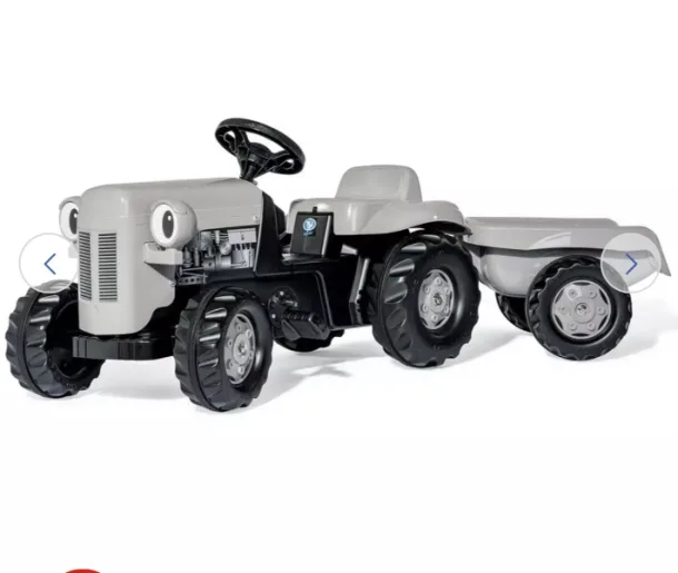 Classic Grey Massey Ferguson Ride On Tractor