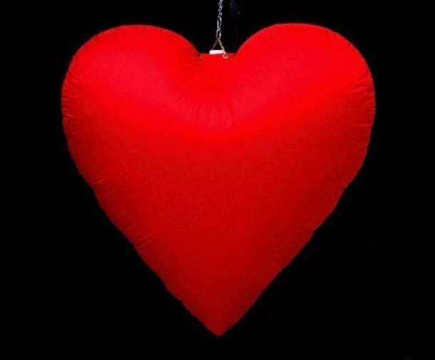 Heart 3.5ft Hanging Inflatable - Price To Hire