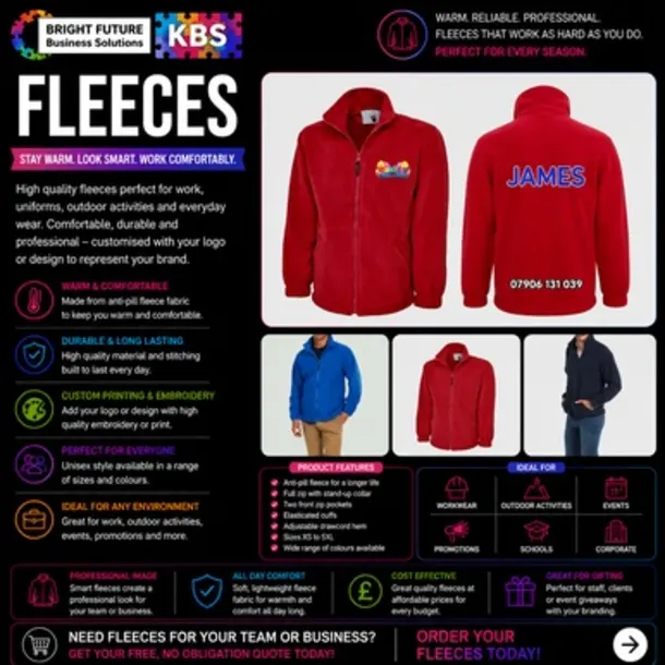 Full Zip Fleeces
