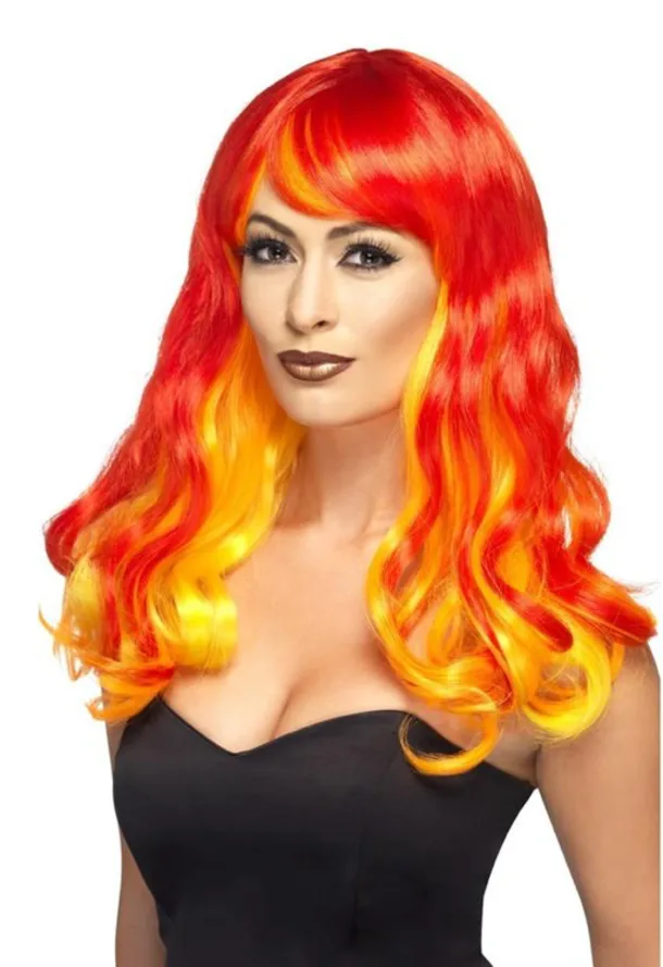 Ombre Devil Flame Wig